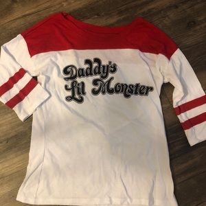 Never worn Harley Quinn Suicide Squad shirt! Size M